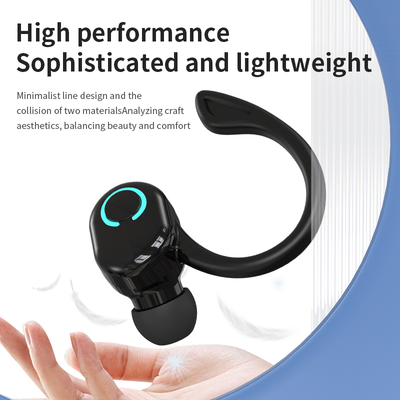 VAORLO Earphone Bluetooth 5.2, - Sports Earphone Hook ulasan dan harga