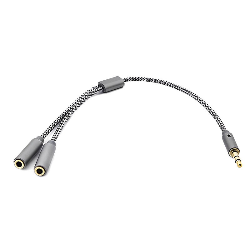 3.5mm pemisah Audio Y Jack 1 M - Audio Splitter Y ulasan dan harga