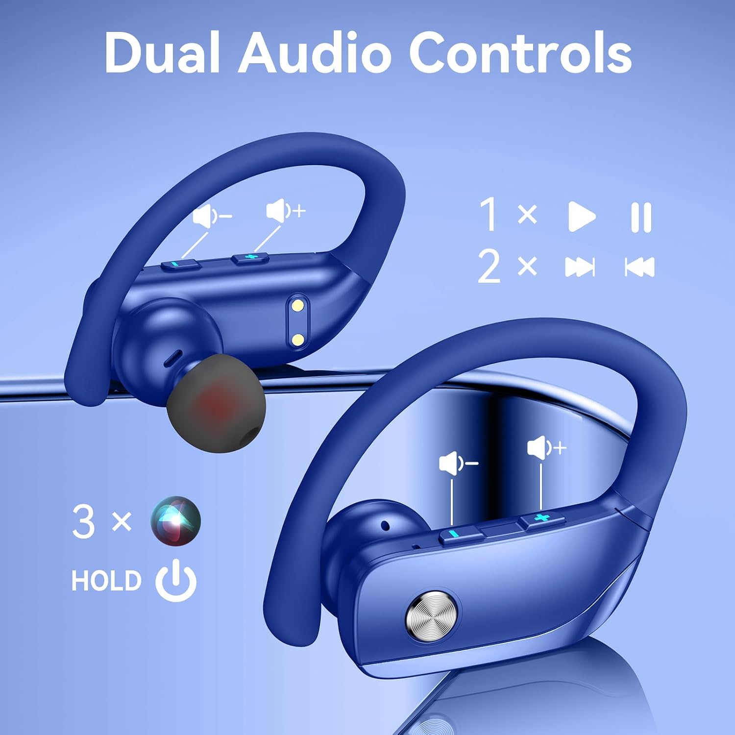 Earbud Nirkabel dengan Waktu P - Sports Earphone Hook ulasan dan harga