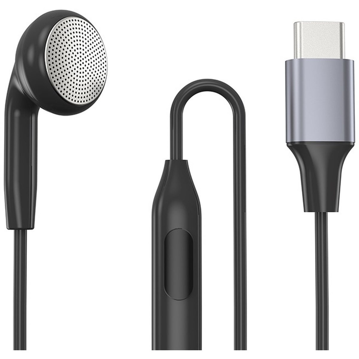 DT75BG Tipe C Earbud Tunggal d - Wired Earphone Mic ulasan dan harga