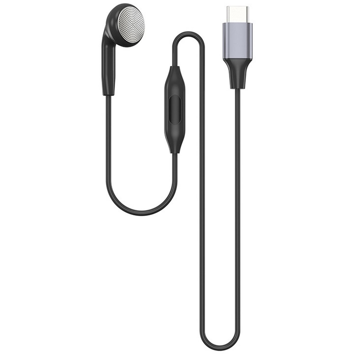 DT75BG Tipe C Earbud Tunggal d - Wired Earphone Mic ulasan dan harga