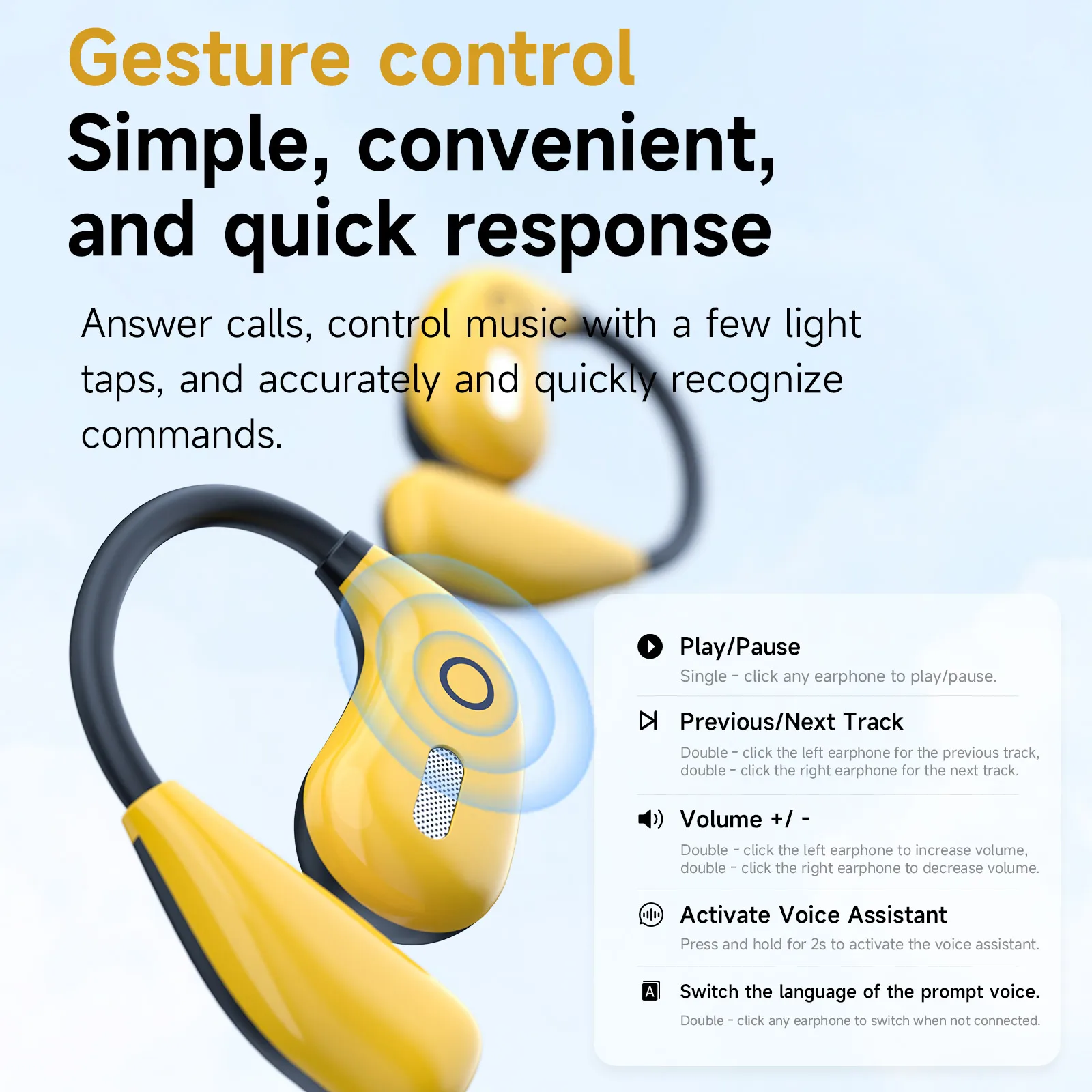 TWS Earphone Bluetooth Kait Ea - Sports Earphone Hook ulasan dan harga