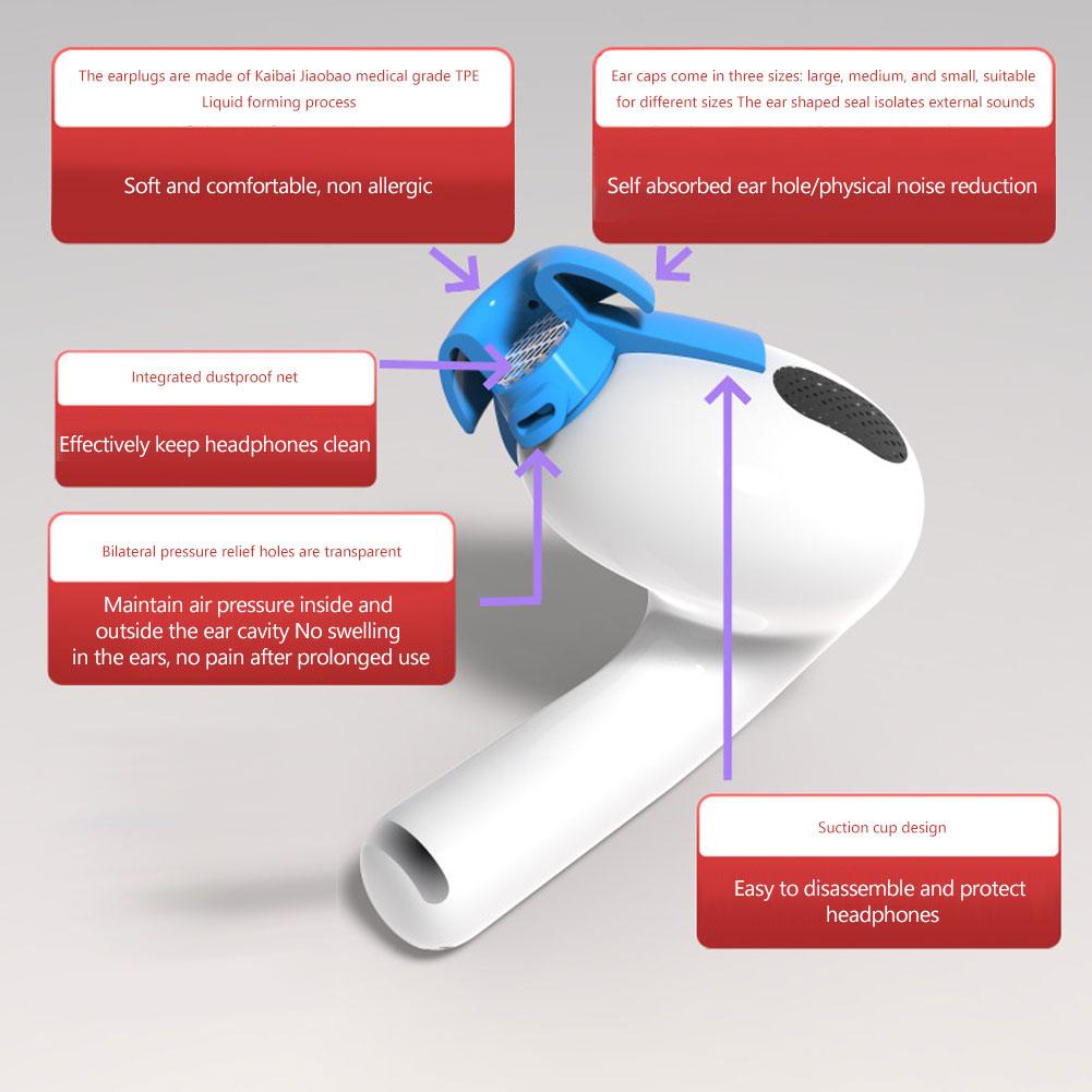 Penutup Earphone peredam kebis - Silicone Ear Tip Replacement ulasan dan harga